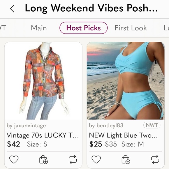 💜Host Pick Vintage 70s LUCKY TOPS Blouse Top Size Small - Picture 10 of 11